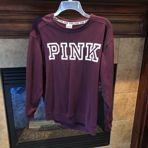 PINK Victoria’s Secret long sleeve fuzzy shirt